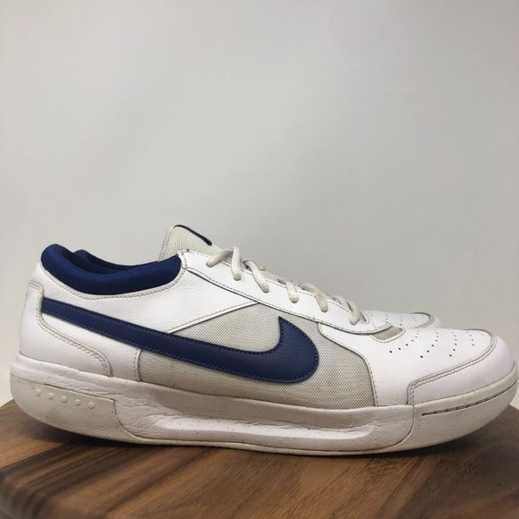 Nike Zoom Court Lite 3 Mens Tennis Shoes Size 15 DH0626-141 White Deep Royal - Picture 1 of 8